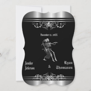 invitación de boda de halloween