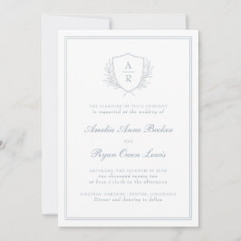 Invitación de boda de hojas minimalistas elegantes