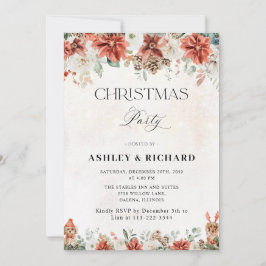 Invitación de boda de invierno