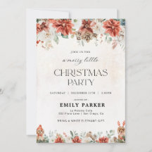 Invitación de boda de invierno