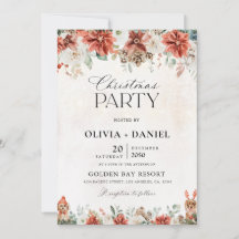 Invitación de boda de invierno