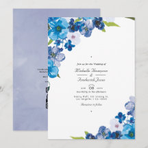 Invitación de boda de jardín con código QR para RS