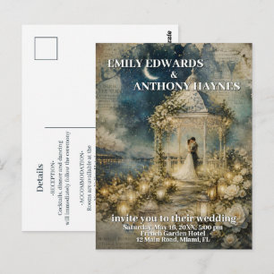Invitación de Boda de Jardín Romántico