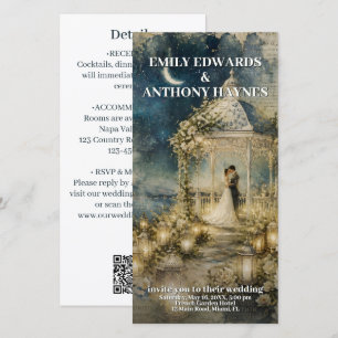 Invitación de Boda de Jardín Romántico