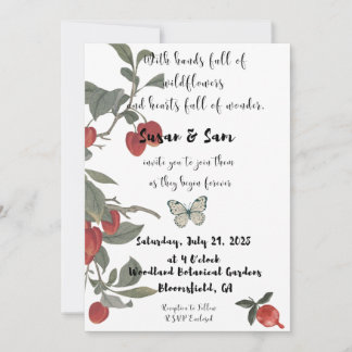 Invitación de boda de la colección Rooted in Love