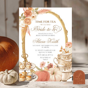 Invitación de boda de la era Regencia beige