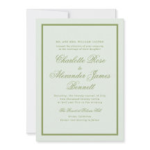 Invitación de boda de la finca Moss Green