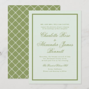 Invitación de boda de la finca Moss Green