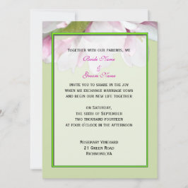 invitación de boda de la novia y el novio