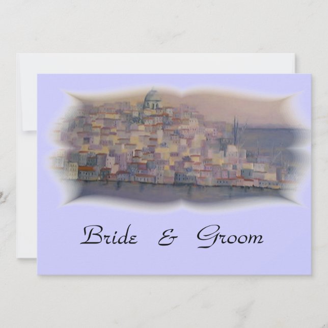 invitación de boda de Lisboa (Anverso)