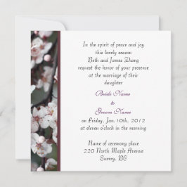 invitación de boda de los padres de la novia