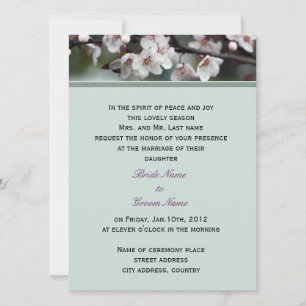 invitación de boda de los padres de la novia