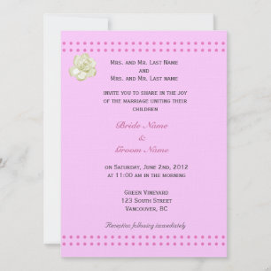 invitación de boda de los padres de novia y novio