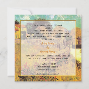invitación de boda de los padres de novia y novio.