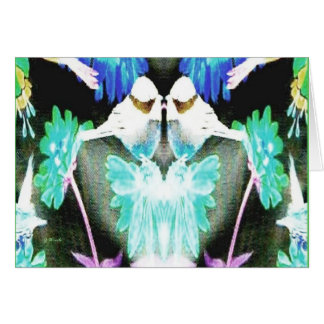 Invitación de boda de los pájaros del amor