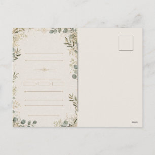 Invitación de boda de lujo – estilo marfil minimal