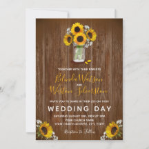 Invitación de Boda de madera de paja rústica de Su
