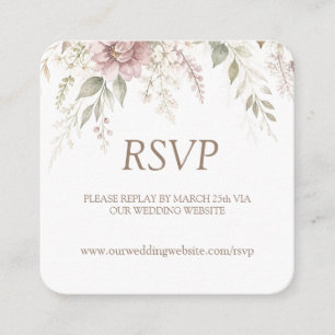 Invitación de boda de magnolia susurrante