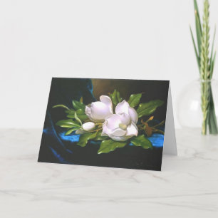 Invitación de boda de magnolia vintage