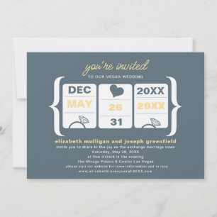 Invitación de Boda de Máquina Tragaperras