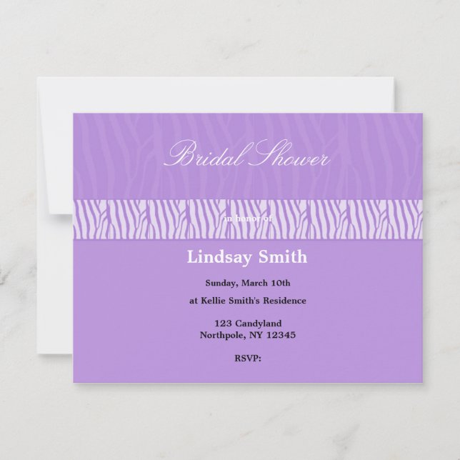Invitación de boda de Mauve Clásico (Anverso)