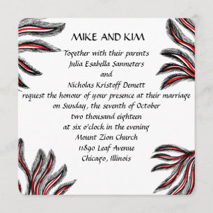 INVITACIÓN DE BODA DE MUESTRA