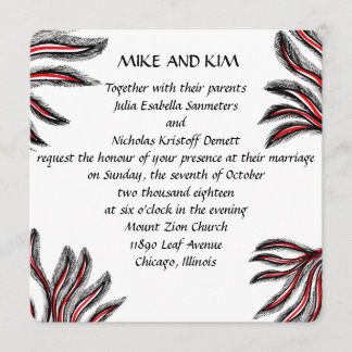INVITACIÓN DE BODA DE MUESTRA