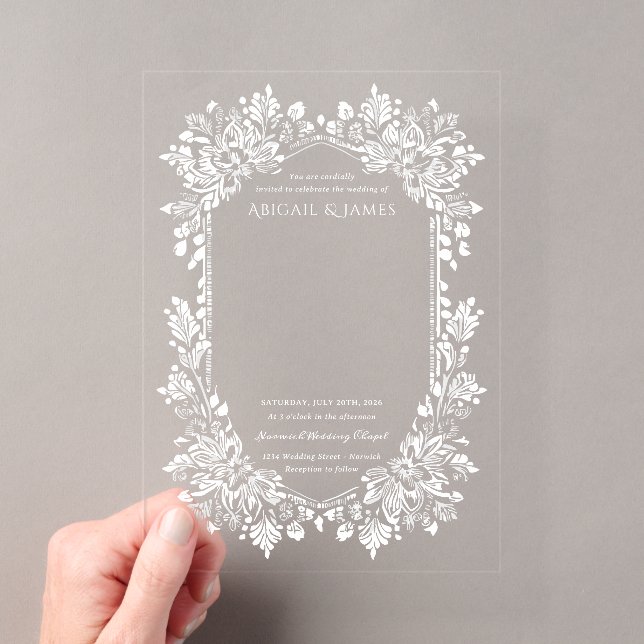 Invitación de boda de Norwich (Insitu (portátil))