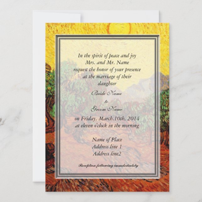 invitación de boda de padres de novia y novio (Anverso)