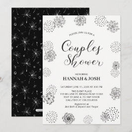 Invitación de Boda de Pareja Moderna y Elegante en