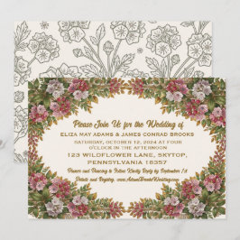 Invitación de boda de Pennsylvania Mountain Laurel