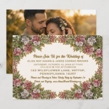 Invitación de boda de Pennsylvania Mountain Laurel