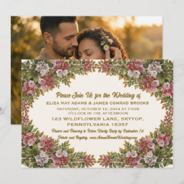 Invitación de boda de Pennsylvania Mountain Laurel