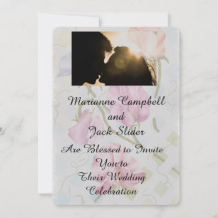 INVITACIÓN DE BODA DE PERSONALIZABLE DE PAZ DULCE