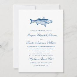Invitación de boda de pesca | Boda náutica
