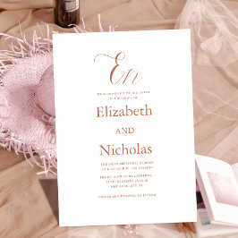 invitación de boda de planilla de caída en línea d