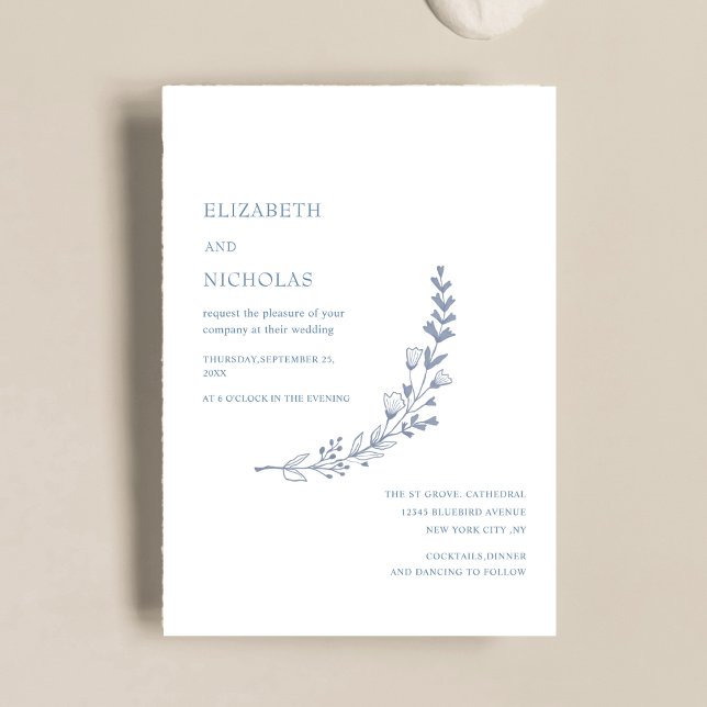 invitación de boda de plantilla digital azul polvo (Subido por el creador)