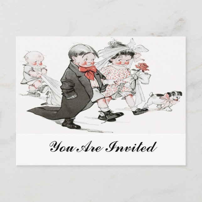 invitación de boda de presupuesto (Anverso)