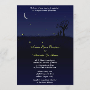 Invitación de boda de propuesta de luciérnaga