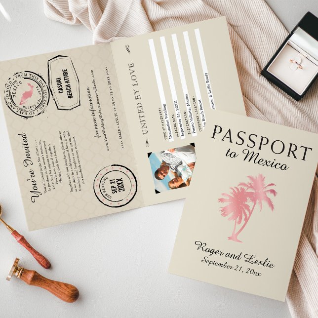 Invitación de Boda de Puerto Vallarta México a un  (Subido por el creador)