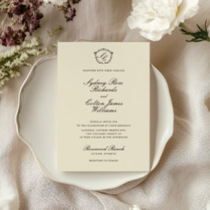 Invitación de boda de rancho occidental romántico