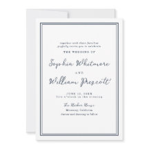 Invitación de boda de raya náutica