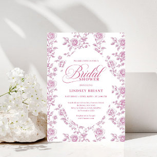 Invitación de boda de rosas florales de oro de luj