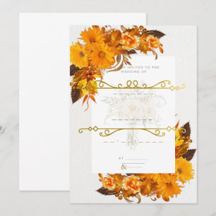 Invitación de boda de simplicidad encantadora