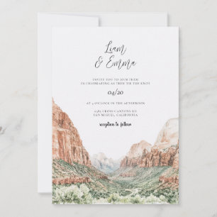 Invitación de boda de Sión