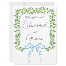 Invitación de boda de tarjeta plana de flor silves