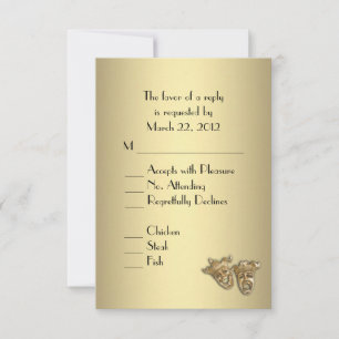 Invitación de Boda de Teatro