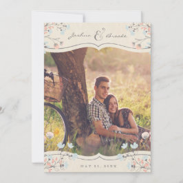 INVITACIÓN DE BODA DE TEMPLO LDS| Imagen Vintage