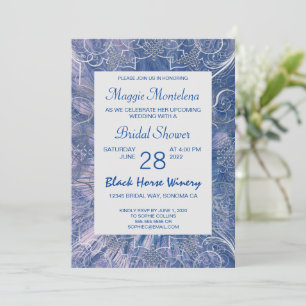 Invitación de boda de textura chic moderna