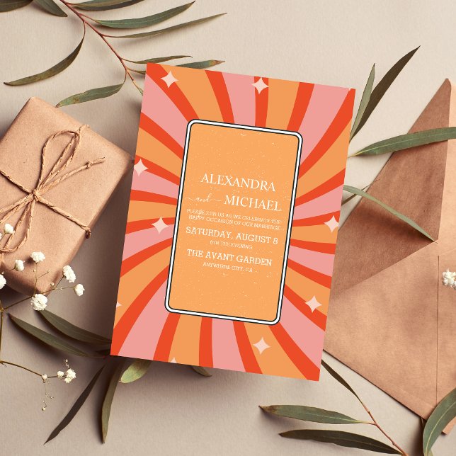 Invitación de Boda de tonos apagados con temas de  (Subido por el creador)